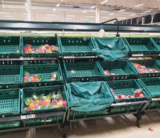 Struggle to keep the shelves full empty shelves