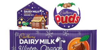 Assortment of Festive Cadbury Treats