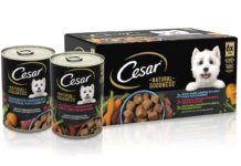 Cans of Cesar Dog Food