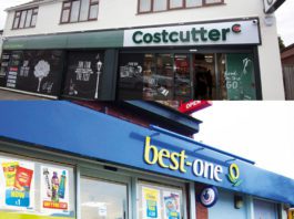 Full access for retailers The store front of Cost Cutter (on top) and Best one (on bottom)