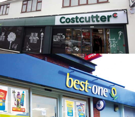 Full access for retailers The store front of Cost Cutter (on top) and Best one (on bottom)