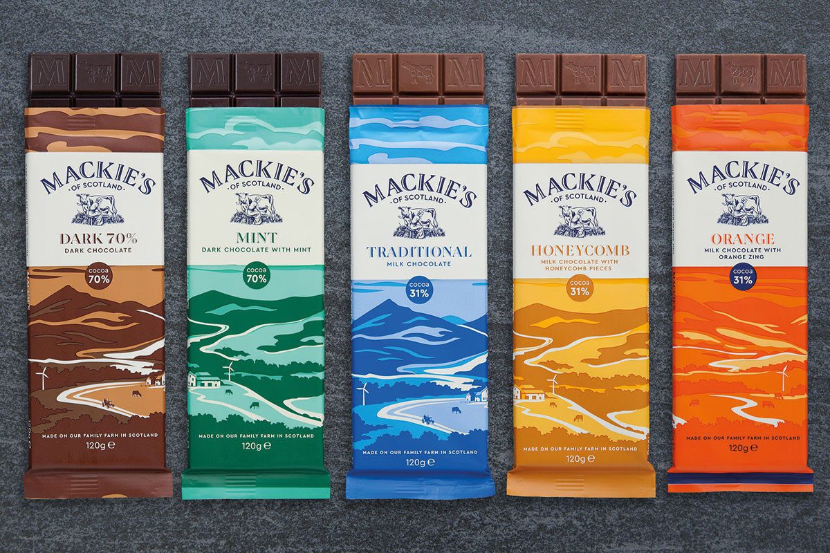 Mackie's new chocolate packs