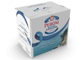 Jetting off with a case of beer Peroni box with Amalfi experience promotion