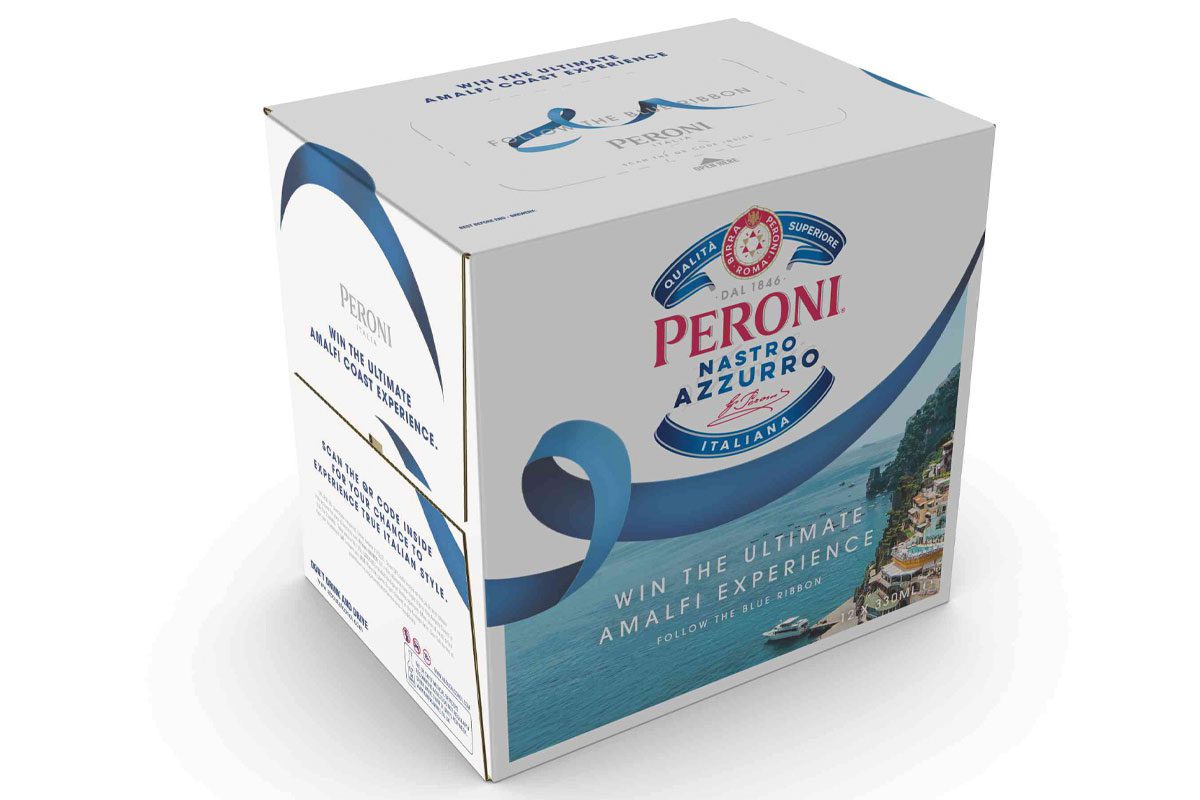 Peroni box with Amalfi experience promotion