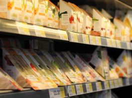 Allergen law going live An Assortment of sandwiches on Tesco Shelf