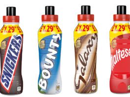 Flavoured milk is flying in Scotland Flavoured milk bottles