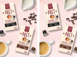 New premium pods Pret Coffee Pods
