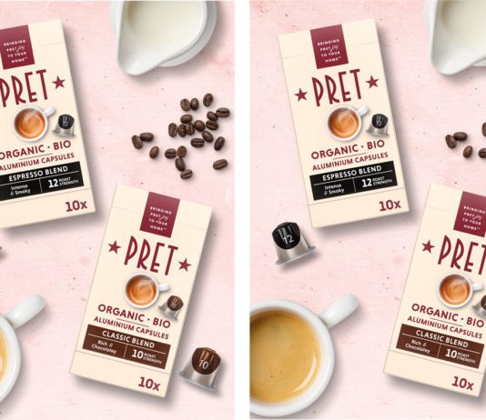 New premium pods Pret Coffee Pods