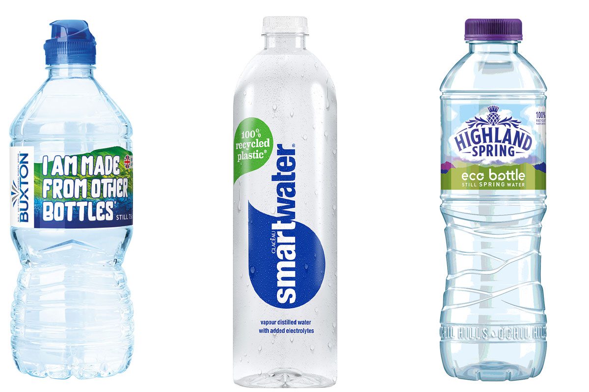 smaller recycled water bottles