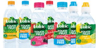 Volvic Touch of Fruit new packs