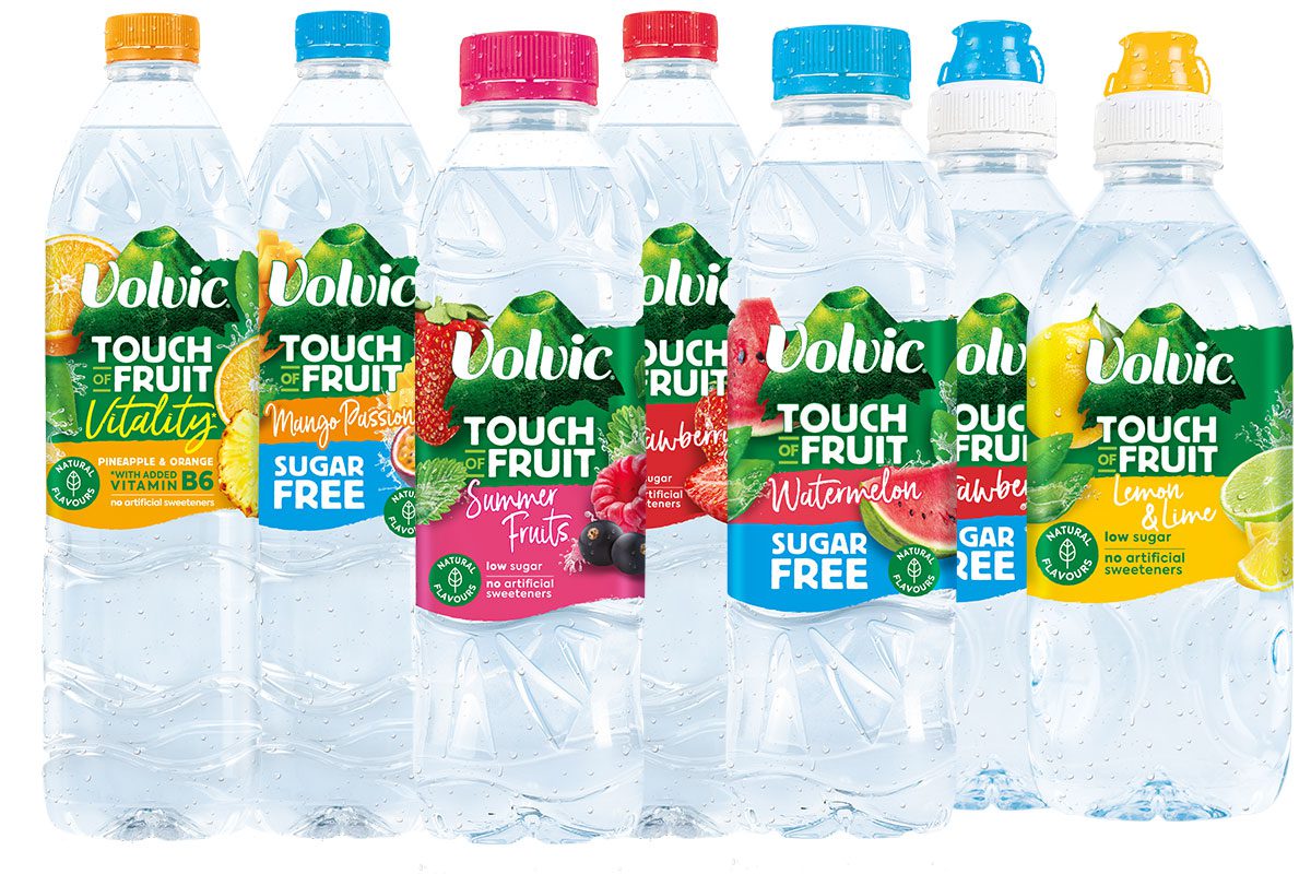 Volvic Touch of Fruit new packs