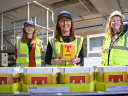 Agreement in time for COP Tennent’s new cardboard outers represent a £7m investment in plastic reduction.