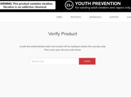 Crackdown on illegal sale Retailers can verify the authenticity of Geek Bar products online.