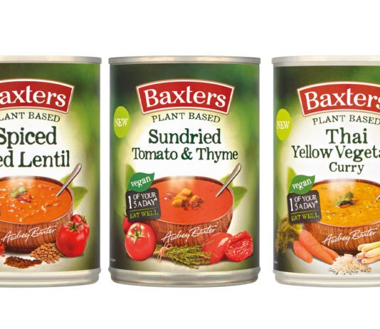 Going big on plant based Baxters plant based range