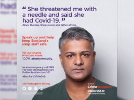Campaign shines light on new law CrimeStoppers shopworker poster