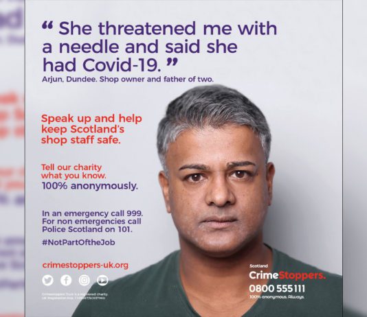 Campaign shines light on new law CrimeStoppers shopworker poster