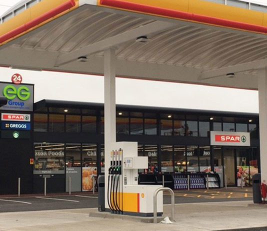 Fresh look in Elgin EG Group Elgin forecourt