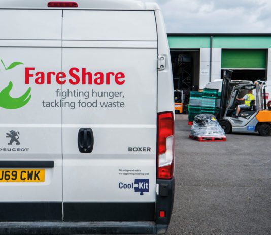FareShare funding call Fareshare Van