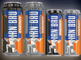 Sampling blitz for Bru energy Irn Bru 500ml & 330ml energy