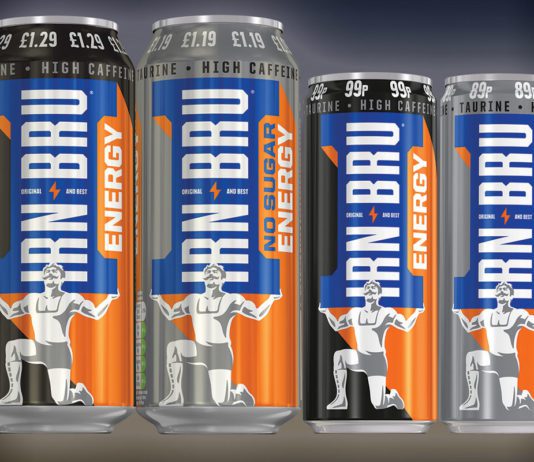 Sampling blitz for Bru energy Irn Bru 500ml & 330ml energy