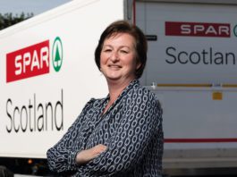 A gift card for loving local Paula Middleton of Spar Scotland