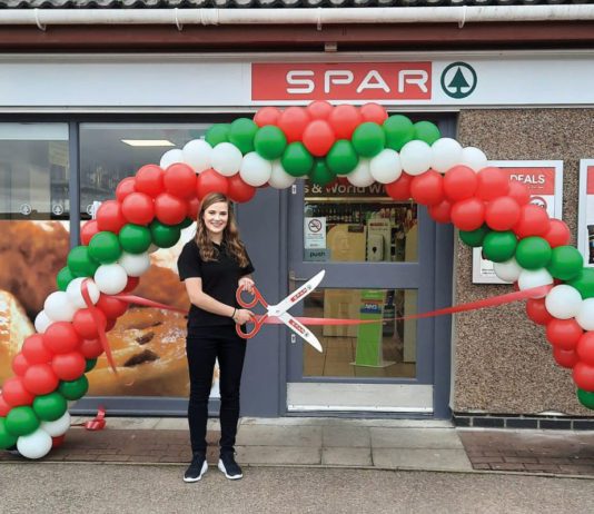 Doors reopen at Spar store Murray reopens the Dornoch store