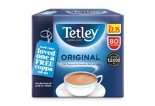 Tetley promotional packs