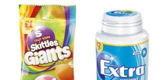 Skittles and Extra Mints