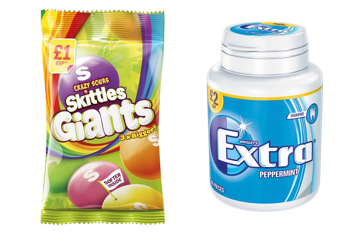 Skittles and Extra Mints 
