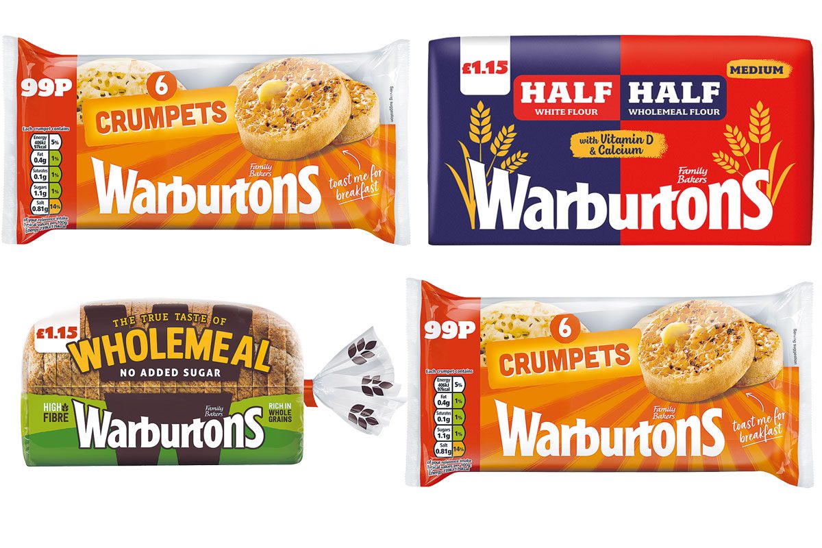 Warburtons has relaunched its PMP range with three price-marked variants.