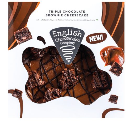 Having cake and eating it English Cheesecake Company triple chocolate brownie