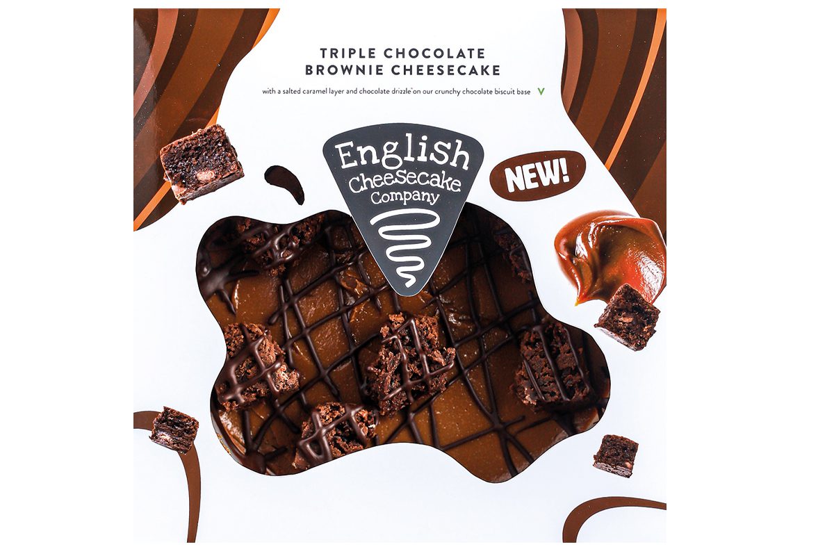 English Cheesecake Company triple chocolate brownie