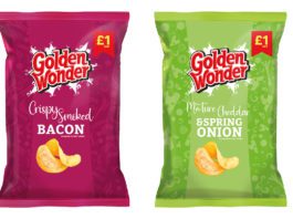 The round pound wins Golden Wonder smoked bacon and spring & onion