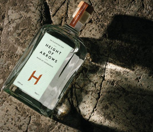 Edinburgh inspiration Height of Arrows gin