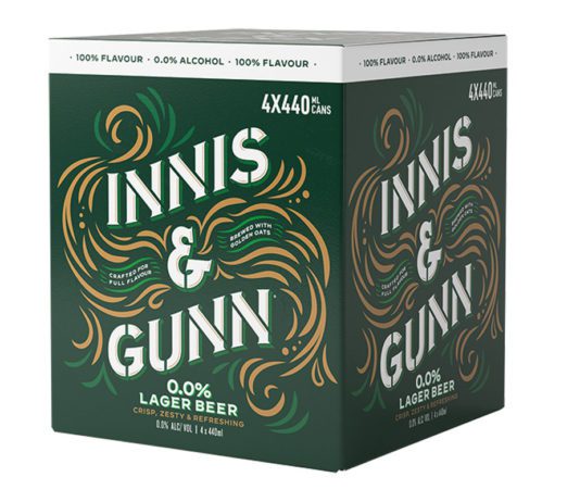 Brew up sales Innis & Gunn 0.0% Lager