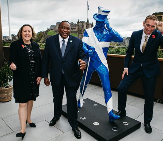 Diageo welcomes Kenyan President