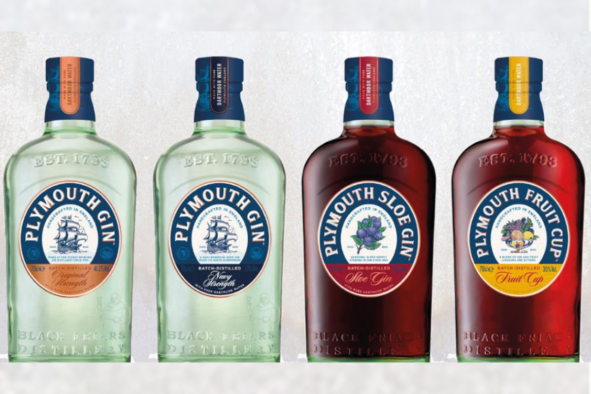 Plymouth Gin new packaging