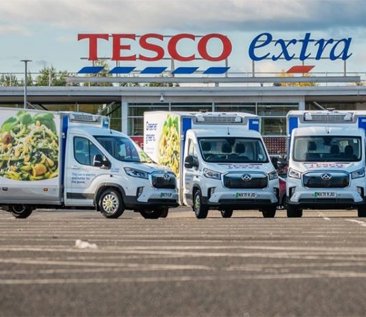 Tesco goes electric in Glasgow