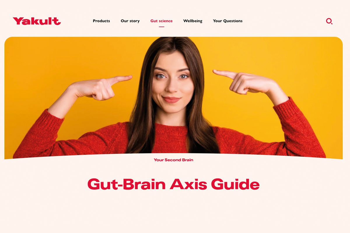 Yakult website Gut-Brain Axis Guide