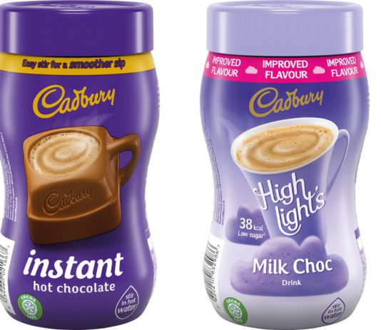 Warming up to chocolate Cadbury hot chocolate