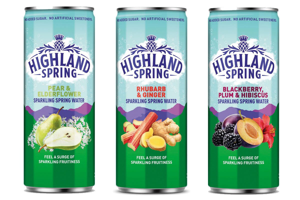 Highland Spring sparkling water