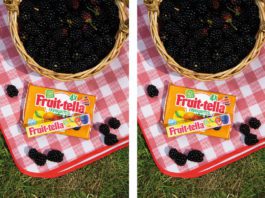 Squeezing in a berry