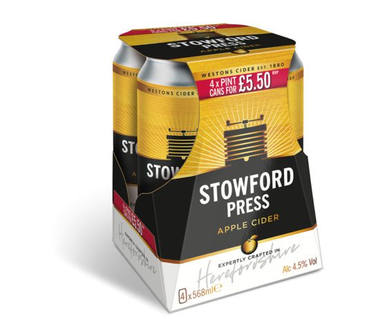 PMP for pint cans Stowford Press apple cider