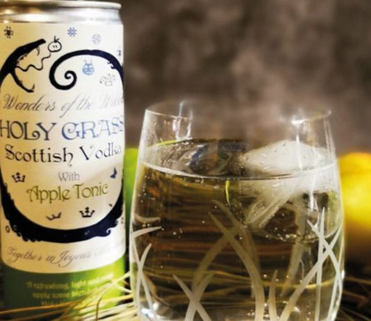 Rock Rose team’s new RTD Holy Grass Scottish Vodka and Apple Tonic RTD