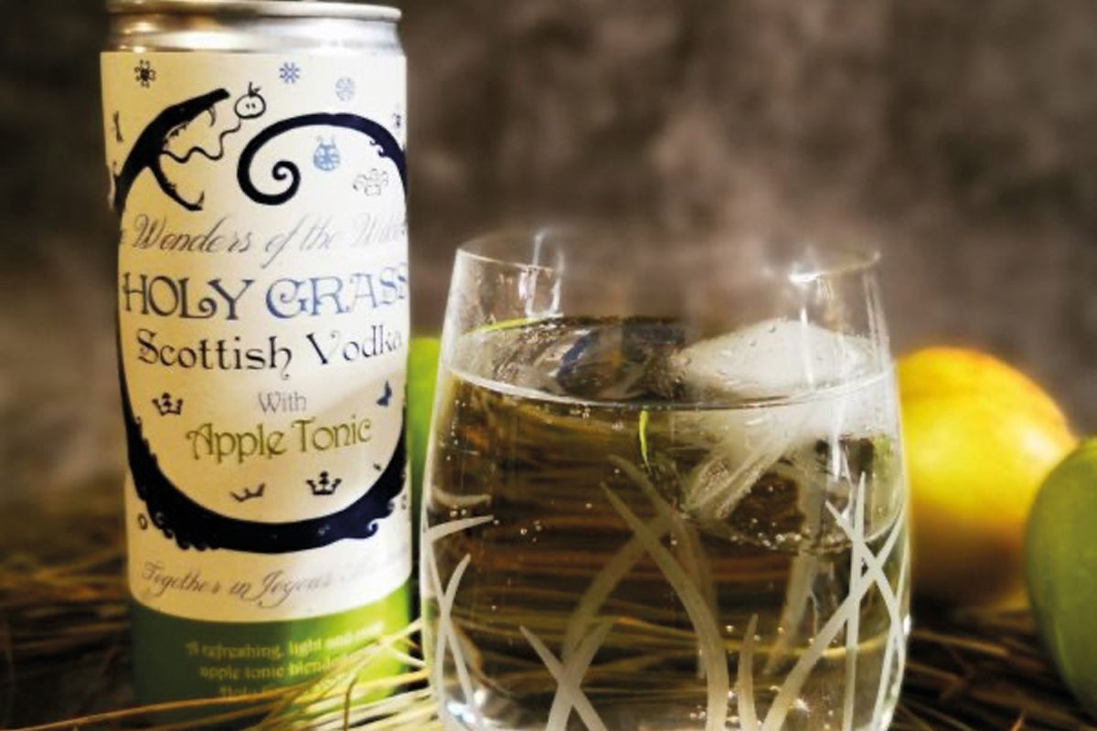 Holy Grass Scottish Vodka and Apple Tonic RTD
