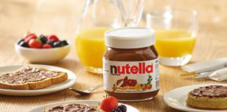 Nutella breakfast spread
