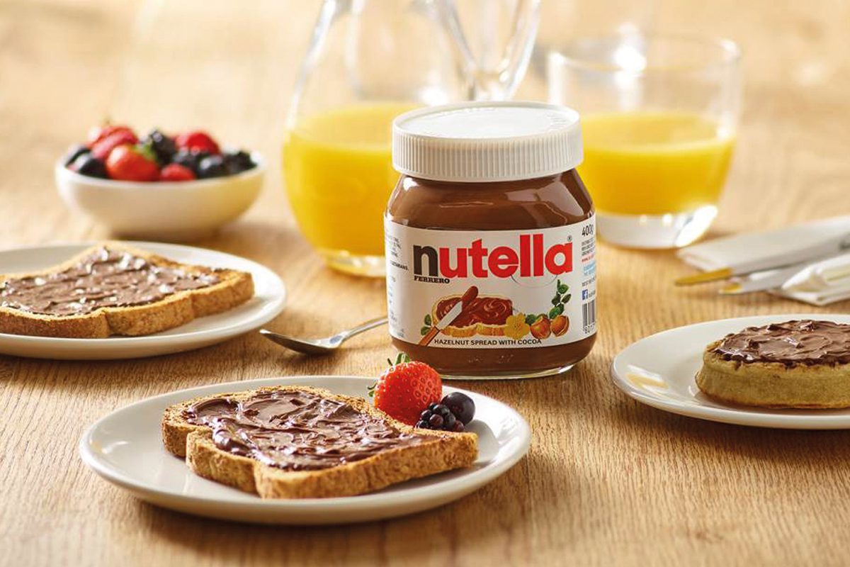 Nutella breakfast spread 