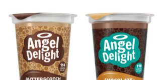 Angel Delight butterscotch & Chocolate and Chocolate & Salted Caramel flavours