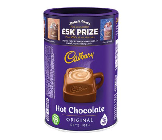 Cadbury help make it yours Cadbury make it yours promotion hot chocolate
