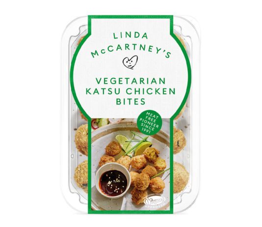 McCartney’s new ranges Linda McCartney vegetarian katsu bites